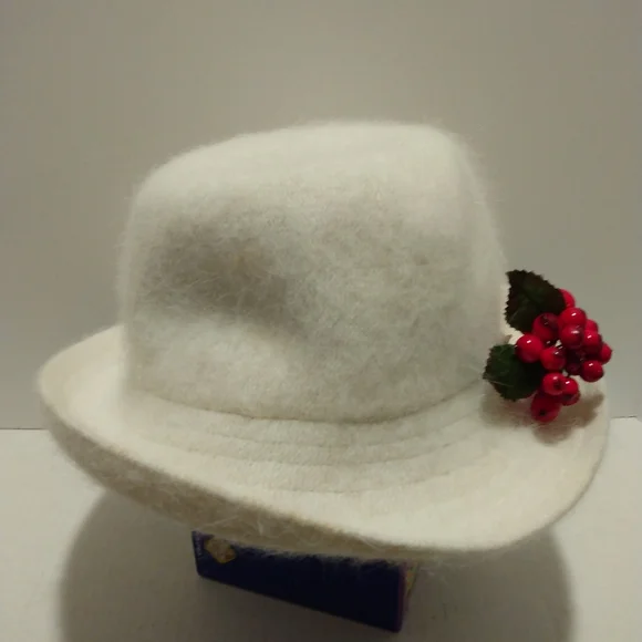Accessories | Cream Colored Angora Blend Womens Hat | Poshmark
